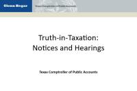 Truth-in-Taxation Notices and Hearings
