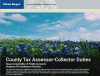 Tax Assessor-Collector Duties | PTAD Learning Portal