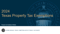 2024 Texas Property Tax Exemptions Cover Image