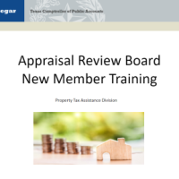 PTAD ARB Training Modules for Arbitrators: Appraisal Review Board New Member Training slide image